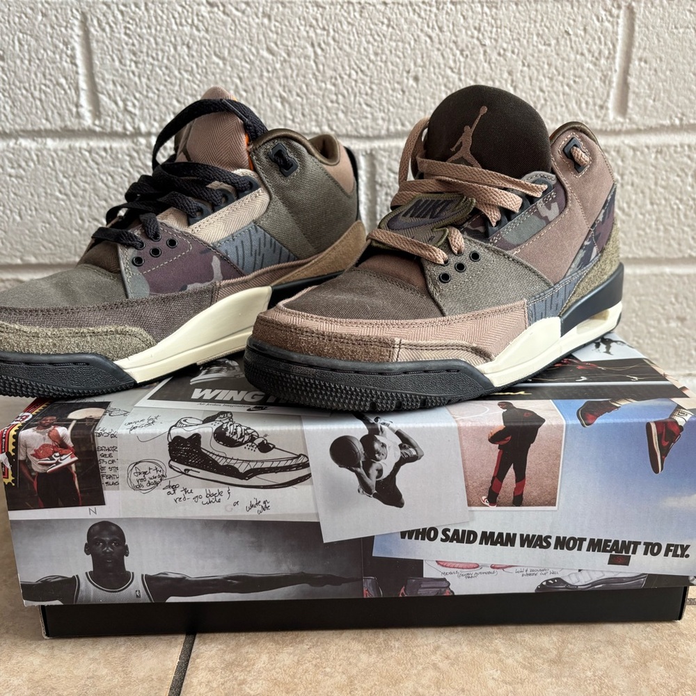 Nike Men's Brown and Black Sneakers